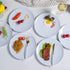 Melamine Dinner Plates - 6pcs 10inch Dinnerware Dishes Set for Indoor and Outdoor Use, Break-resistant, White