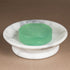 Creative Home Genuine Natural Marble Round Bar Soap Dish Soap Tray Holder Countertop Organizer, 5" Diam. x 1.5" H, Off-White