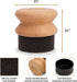 John Boos Butcher Block Oil & Cream Applicator, 1 count, Beechwood