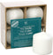 Hosley's Set of 4, 3 Inches High, White Unscented Pillar Candles