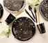 144 Pieces 50th Birthday Party Bundle, Includes Plates, Napkins, Cups, and Cutlery (24 Guests)
