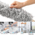 Clonynix Microfiber Dusters for Cleaning, 100" Telescopic Extension Long Pole Bendable Head, Scratch-Resistant Cover, Washable Duster for High Ceiling Fan, Blinds, Furniture & Cars