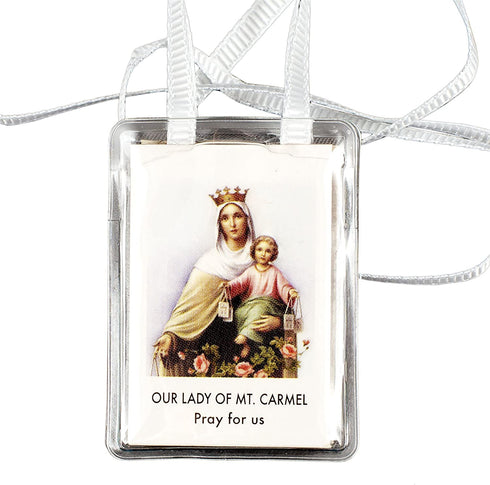 White and Gold 5 Piece Communion Set Rosary Box Pin Book Scapular