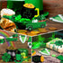 Yalikop 24 Pieces St Patricks Decorations Shamrock Wooden Ornaments Wood St Patricks Tree Hanging Ornaments Gnome Wooden Ornament for Irish Lucky Day St. Patrick's Day Party Favors (Lovely Style)