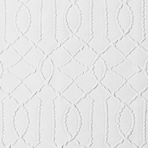 OWENIE White Shower Curtain for Bathroom, 3D Embossed Geometric Polyester Fabric, Innovative Design, 72 x 72 Inch
