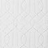 OWENIE White Shower Curtain for Bathroom, 3D Embossed Geometric Polyester Fabric, Innovative Design, 72 x 72 Inch