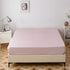 AOJIM Pure Cotton Printing Fitted Sheet Twin Size 39"x75" with 15" Deep Pocket Design Pink Grids Mattress Cover for Kids/Adults / Only One Piece