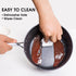JEETEE 9.5 Inch Frying Pan Nonstick Skillet Marble Stone Pan Induction Cookware PFOA Free, Oven Safe