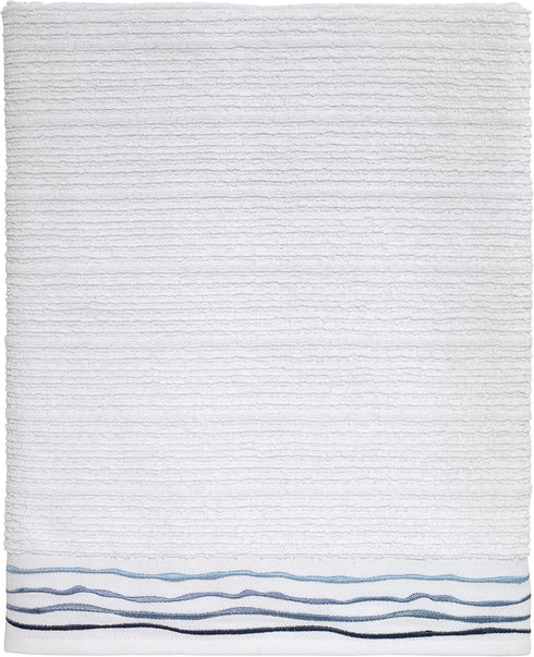 Avanti Linens Ripple Collection, Bath Towel, Blue