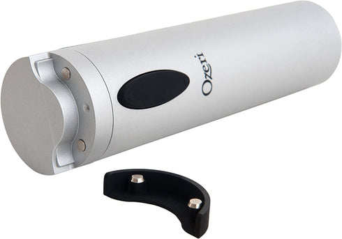 Ozeri Fascina Electric Wine Bottle Opener and Corkscrew, Silver