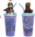 Zak Designs Disney Frozen 2 - Funtastic Tumbler Set with Straw and Unique 3D Character on Lid, Screw-On Lid with Durable Straw Keeps Liquids In (Elsa & Anna, 15 oz, BPA-Free, 2pc Set)