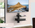 Fenge 2 Tiers Av Shelf Wall Mount Shelf Black Bracket Stand for AV Receiver Component Xbox Cable Boxes Gaming Systems