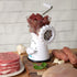Manual Meat Grinder - Mincer w 2 Stainless Steel Plates, Sausage Attachment, Press, Heavy Duty Suction Base and Dishwasher Safe Design- Make Suasage, Ground Beef, Hamburgers and More