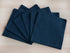 AMOUR INFINI Cotton Napkins | 12 Pack | 18 x 18 Inch | 100% Ring Spun Premium Cotton | Perfect for Restaurants, Events and Dinner Napkins | Highly Absorbent Cloth Napkins | Blue