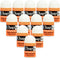Chap-Ice® | 12-Count Mini Citrus Orange Lip Balm | Lip Balm Pack Fortified with Vitamin E for Dry, Cracked Lips | Made in USA | 12-Count Mini Lip Balm with Citrus Orange Flavor (0.10oz/3g Each)