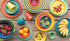 Now Designs Ecologie Dinner Bowls, Set of Four, Fiesta Colors