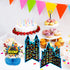 Set of 10 Hero Themed Party Decoration Superhero Honeycomb Centerpieces Hero Action Sign Table Centerpiece Fun Hero Theme Party Table Topper Decor for Happy Birthday Baby Shower Party Supplies Favor