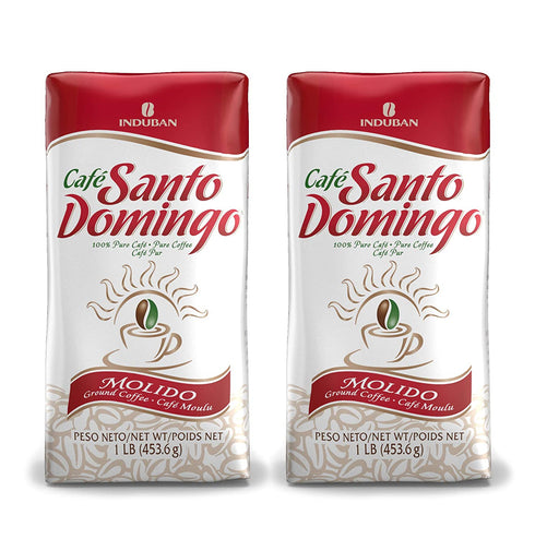 Santo Domingo Coffee, 16 oz Bag, Ground Coffee - Product from the Dominican Republic¦ (Pack of 2)