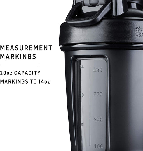 BlenderBottle Classic V2 Shaker Bottle Perfect for Protein Shakes and Pre Workout, 20-Ounce, Cyan