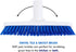 Grout Brush Scrubber Head V-Shaped Twist-on Attachment Tough Bristles for Narrow & Wide Kitchen Shower Tub Tile Surfaces - by ELITRA HOME