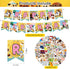 82 Pcs Guinea Pig Theme Birthday Party Decorations,Party Supply Set for Kids with 1 Happy Birthday Banner Garland , 13 Cupcake Toppers,50 Stickers ,18 Balloons for Party Decorations