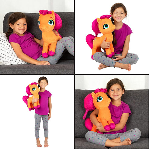 Franco Kids Bedding Super Soft Plush Cuddle Pillow Buddy, One Size, My Little Pony Sunny