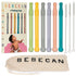 BEBECAN Teething Sticks for Babies - Infant Teething Relief for Teething Baby in 6 Vibrant Colors, Super Soft Silicone Baby Teethers, Teething Toys for Babies 0-6 Months
