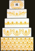 Designer Stencils Fleur De Lis Cake Stencil, Beige/Semi-Transparent