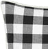Eddie Bauer Home | Home Collection | 100% Fleece Signature Cabin Plaid Design Decorative Pillow, Zipper Closure, Easy Care Machine Washable, 20-inch Pillow, Black