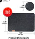 Lexella Placemats for Dining Table Set of 6 Place Mats and 6 Coasters for Drinks - Place Mats for Kitchen Table with Coasters - Set of 12
