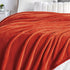 Walensee Fleece Blanket Plush Throw Fuzzy Lightweight (Twin Size 60x80 Orange) Super Soft Microfiber Flannel Blankets for Couch, Bed, Sofa Ultra Luxurious Warm and Cozy for All Seasons