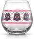 JoyJolt Star Wars„¢ Ugly Sweater Stemless Glasses. Set of 4 Large 15oz Stemless Glass Drinking Glasses, Star Wars Kitchen Glasses. Star Wars Gifts for Men or Women, Star Wars Collectibles for Adults