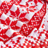 EHEYCIGA Red Printed Quilt Set Queen Christma Reindeer Snowflakes Reversible Holiday Home Décor - Bedspread Coverlet.