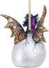 Design Toscano Hard Boiled Dragon Hatchling Holiday Ornament, 3.5", Full Color