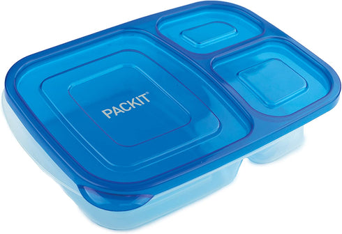 PackIt Freezable Bento Box Set: Freezable Sleeve and Reusable Bento Box Container, Black