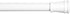 Kenney Rogers No Tools Tension Window Curtain Rod, 48-84, White