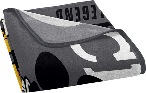 Disney's Mickey Mouse, "A Classic" Micro Raschel Throw Blanket, 46" x 60", Multi Color