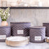7" Saucer Plate Storage Case with 12 Felt Dividers - Padded Protection to Transport, Store and Organize Dinnerware Dishes