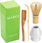 Marce Matcha Set- Matcha Whisk (Bamboo Whisk), Matcha Spoon, Matcha Scoop, Matcha Whisk Stand (Chasen Holder) - Matcha Tea Set - The Perfect Handmade Matcha Kit for Japanese Matcha Tea Preparation