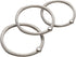 Carnation Home Fashions SLM-O/69 O Shower Curtain Hooks, Brushed Nickel
