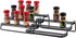 3 Tier Expandable Spice Rack Organizer for Cabinet, Black Modern Pantry Kitchen Countertop Stand 3 Step Shelf - Expands 12 to 24 Inches