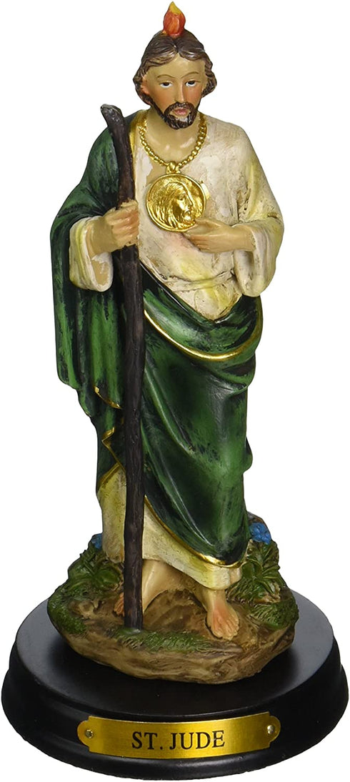 George S. Chen Imports 5-Inch Saint Jude Holy Figurine Religious Decoration Statue (SS-G-205.08)