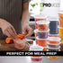 Plastic Deli Food Storage Containers With Leak-Proof Lids (48 Pack, 8 Oz) | Microwaveable Airtight Container For Soups, Snacks, Meal Prep, Salad, Ice Cream | BPA-Free Kitchen & Restaurant Supplies