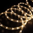 WYZworks LED Extendable Rope Lights 20' feet Warm White 3/8" | ETL Certified Water Resistant Flexible Accent Holiday Christmas Venue Decoration Indoor/Outdoor Lighting