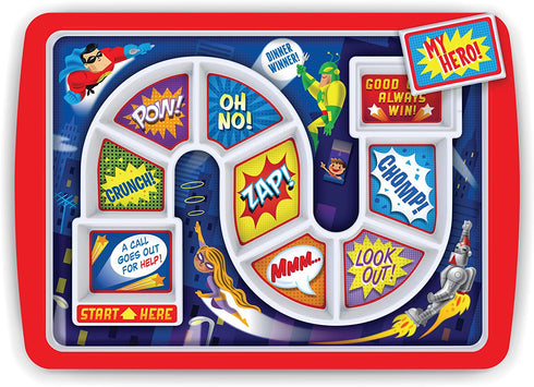 Genuine Fred DINNER WINNER Kids' Dinner Tray, Supper Hero