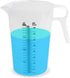ACCUPOUR 64oz Plastic Measuring Pitcher, Large Measuring Pitcher, Great Oil Measuring Cup
