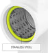 Southern Homewares 2 in 1 Deluxe Hand Crank Rotary Drum Grater Shredder Slicer Kitchen Tool Cheese Fruits Vegetables Nuts