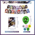 116Pcs Anime Birthday Party Decorations, Birthday Party Supplies Set for kids Include Banner, Cake Topper, Cupcake Topper, Balloons, Sticker Birthday Party Supplies for Girls and Boys Gifts Anime Birthday Decorations