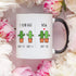 YouNique Designs 1 Year Anniversary Mug, 11 Ounces, Funny One Year Anniversary Coffee Mug for Boyfriend and Girlfriend, 1 Year Dating Anniversary Cup, 1st Year Dating Anniversary (Black Handle)