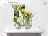 Flower Glass Vase Decorative Centerpiece for Home or Wedding by Royal Imports - Cylinder Shape, 5"x5", Clear